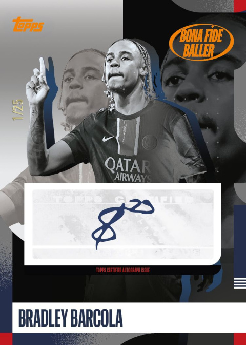 コリンシアン　ライー　PSG PSG Team Set 2025 Topps Autograf lub Relic | karteina.pl